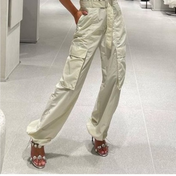 ZARA GEM HEELED VINYL MULES WITH DECORATION HEELS - Picture 8 of 17